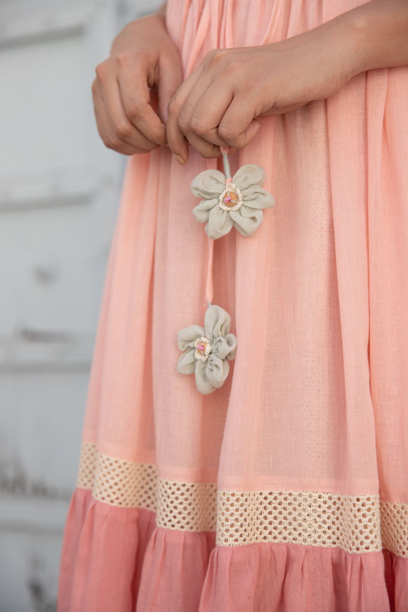 Moon Dune Voile Flax Dress