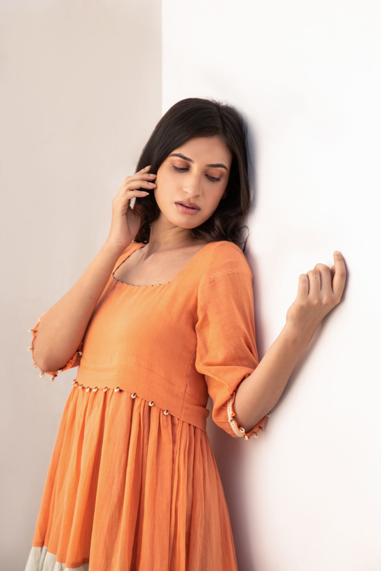 Malta Voile Flax Dress