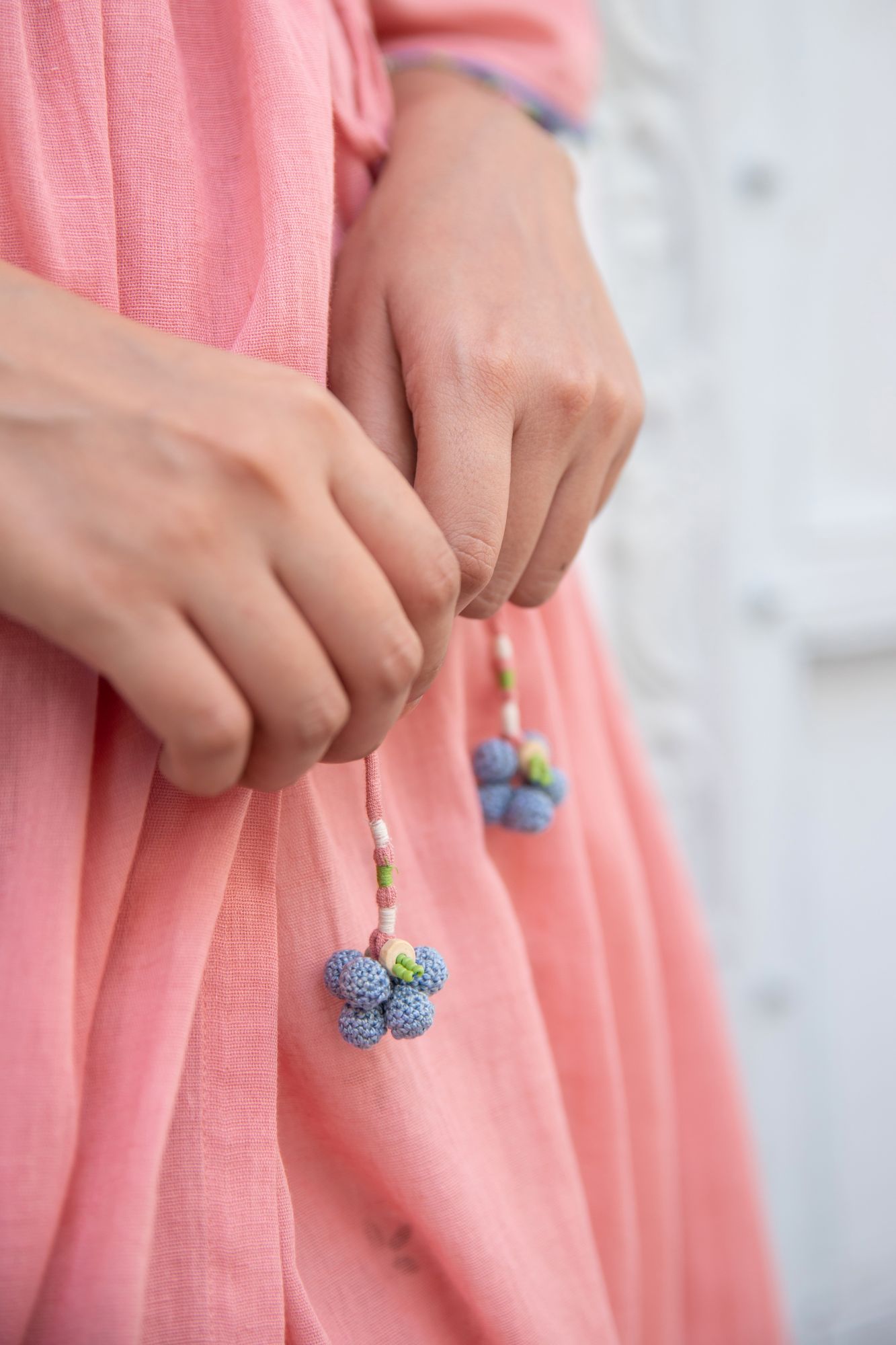 Rasbhari Voile Flax Wrap Dress