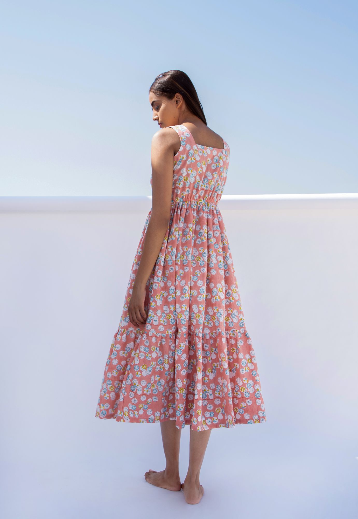 Summer Cotton Button Down Dress