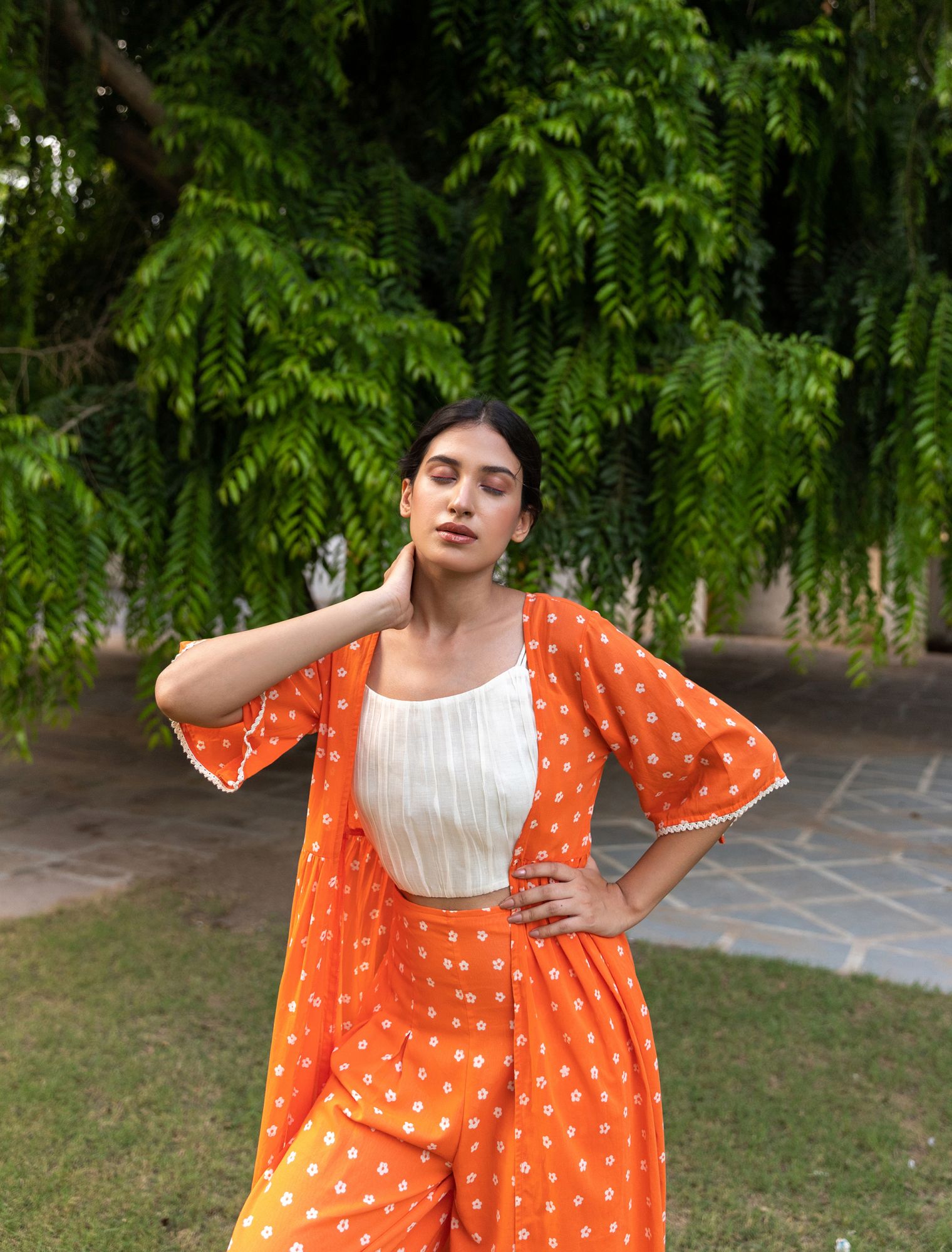 Cara Cara Cotton Georgette 3 pc Set