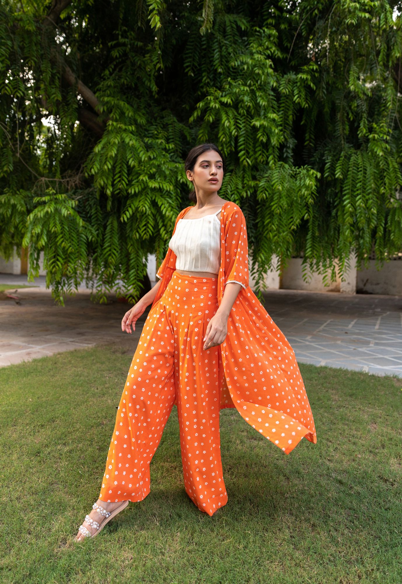 Cara Cara Cotton Georgette 3 pc Set