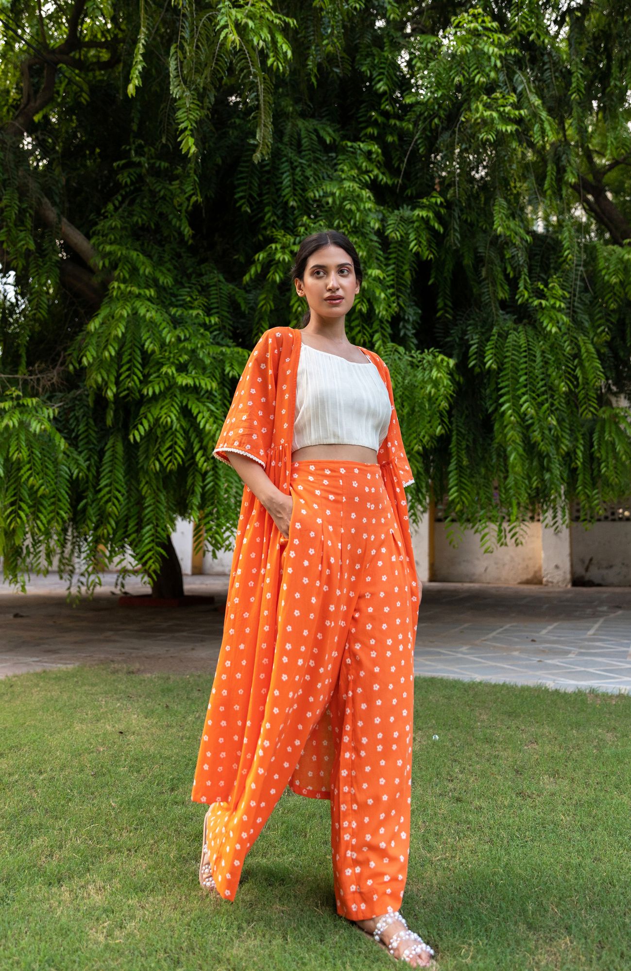 Cara Cara Cotton Georgette 3 pc Set