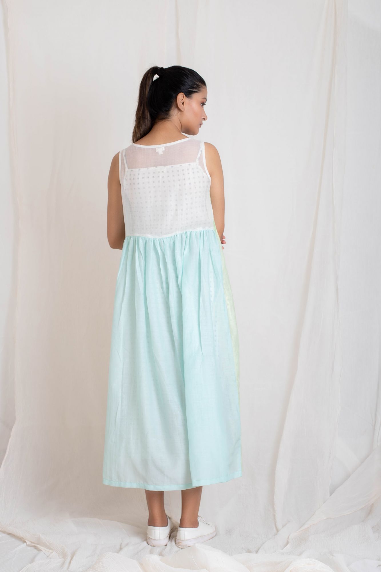 Cotton Silk Block Printed 2 pc set