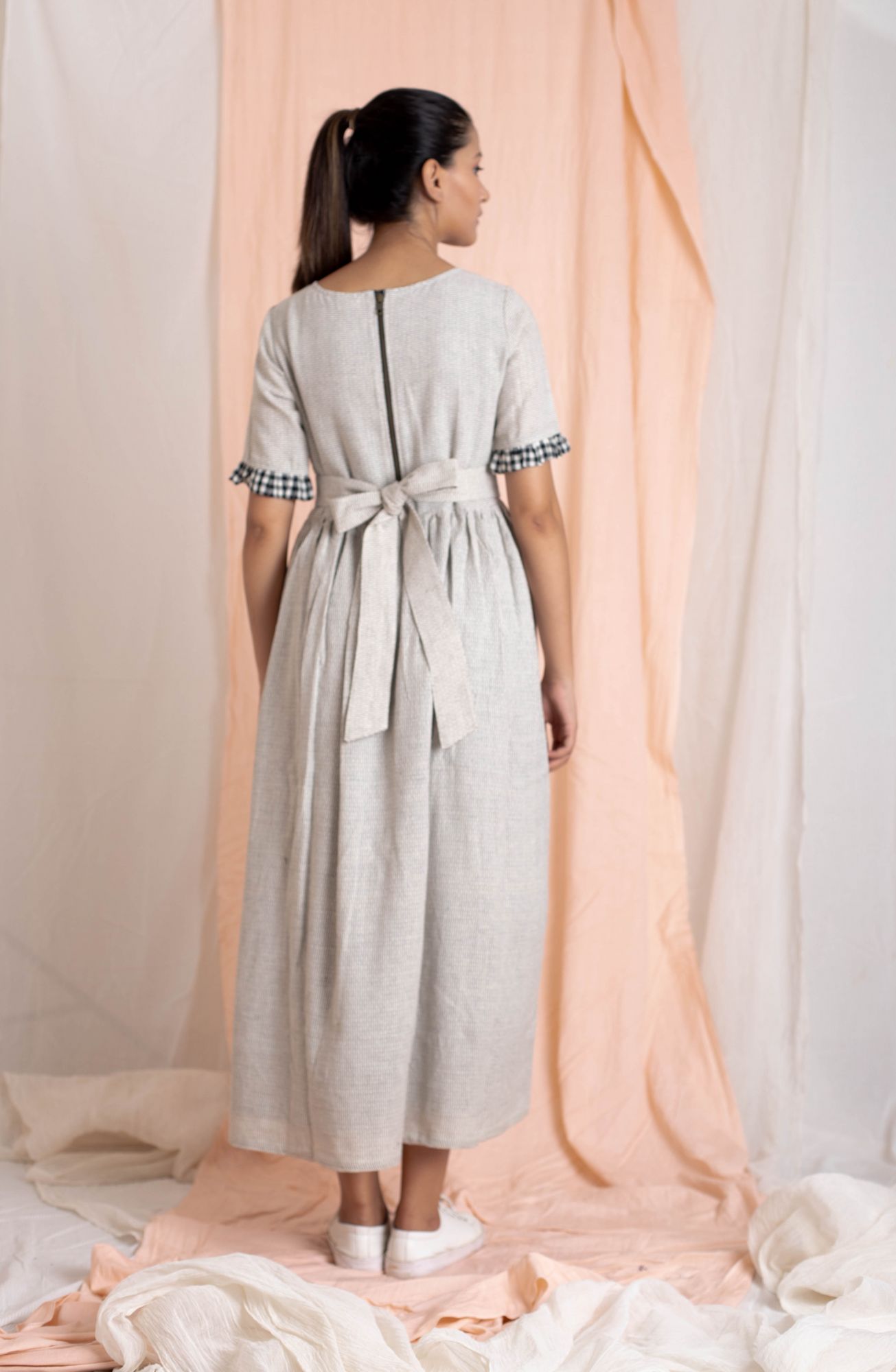 Cotton Handloom Woven Frock Dress