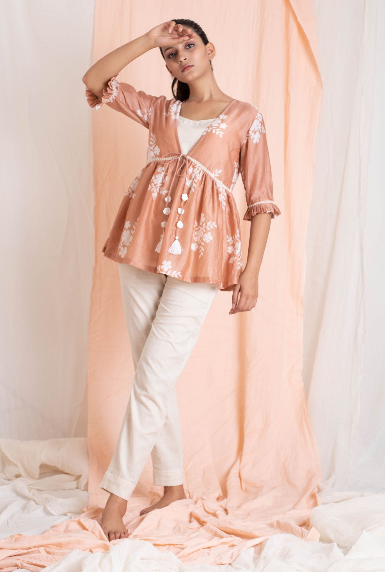 Chanderi Silk Shrug