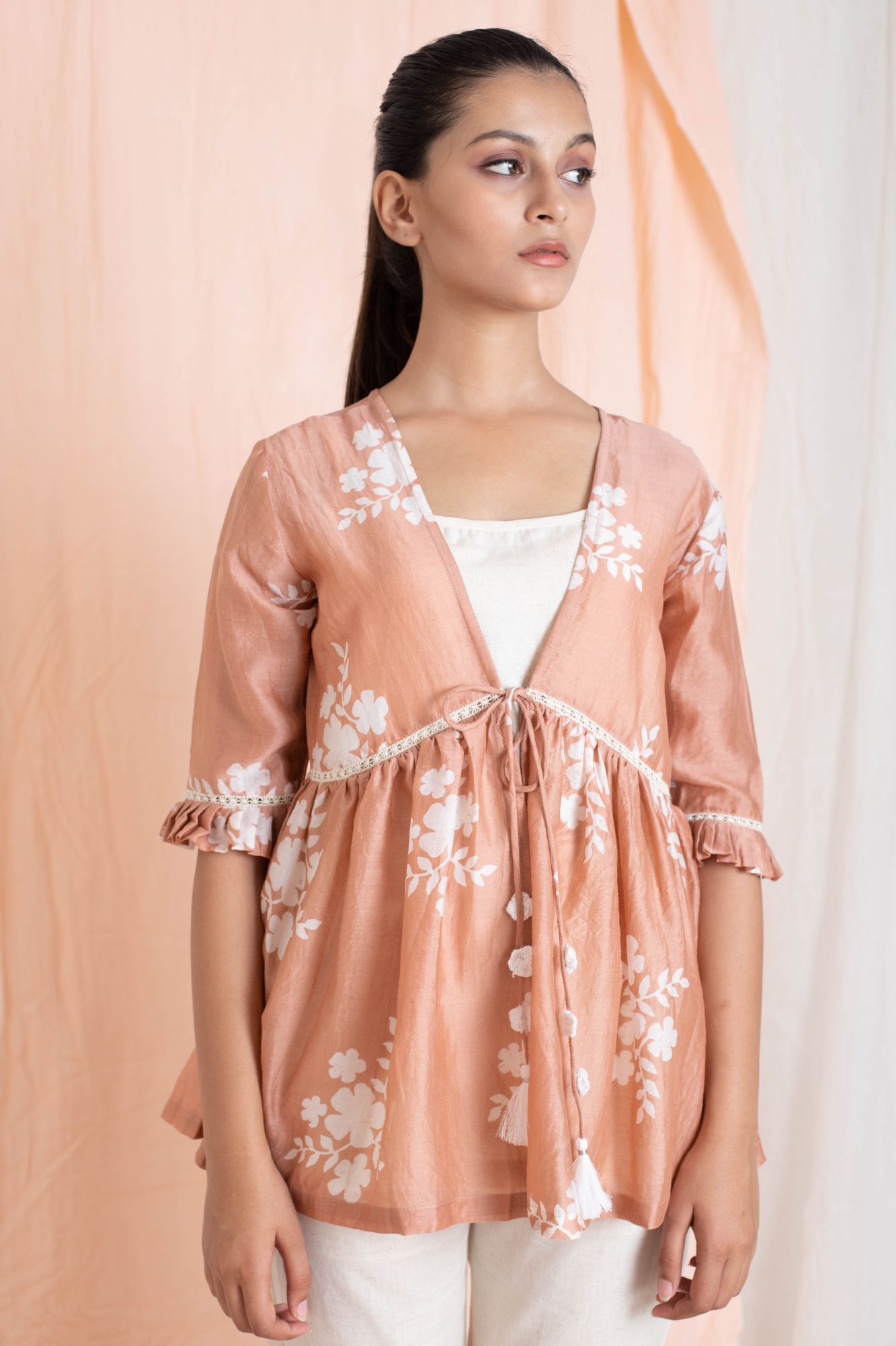 Chanderi Silk Shrug