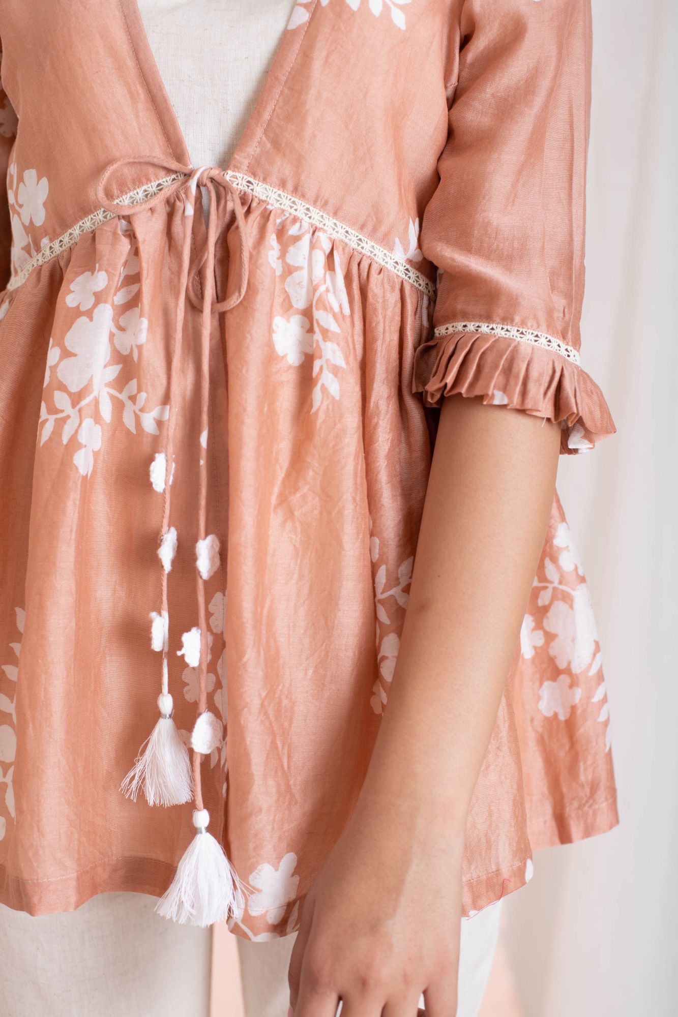 Chanderi Silk Shrug