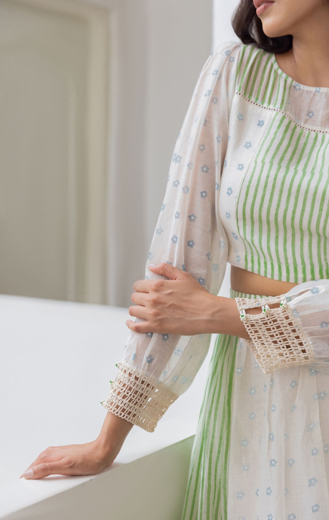 Iris Chanderi Cotton Co-Ord Set