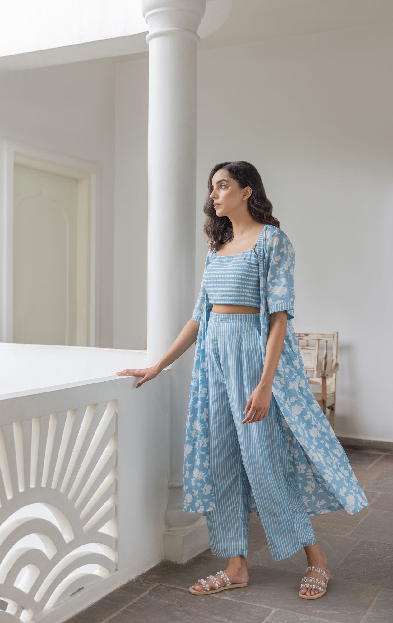 Pompon Sushi Voile 3 pc Set