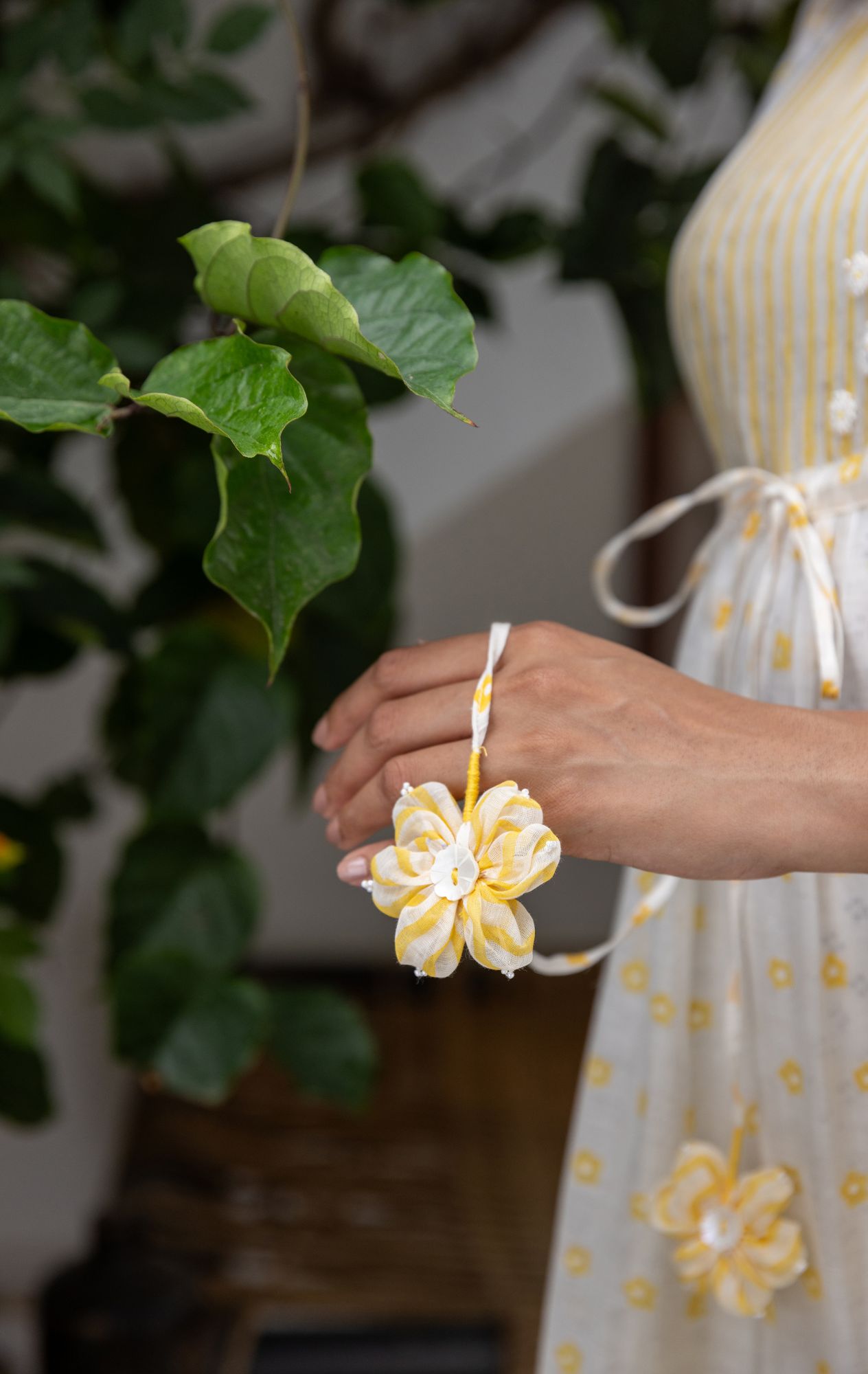 Daffodil Chanderi Cotton Dress