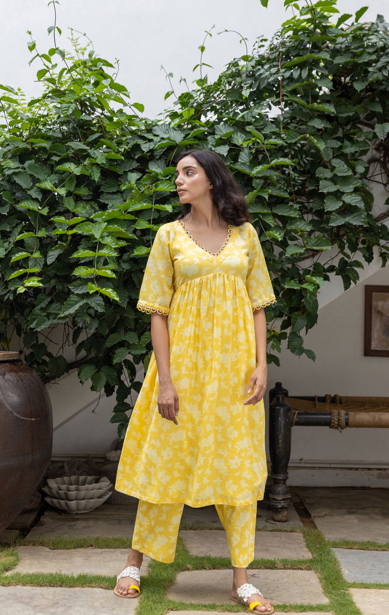 Flora Moss Cotton Co Ord Set