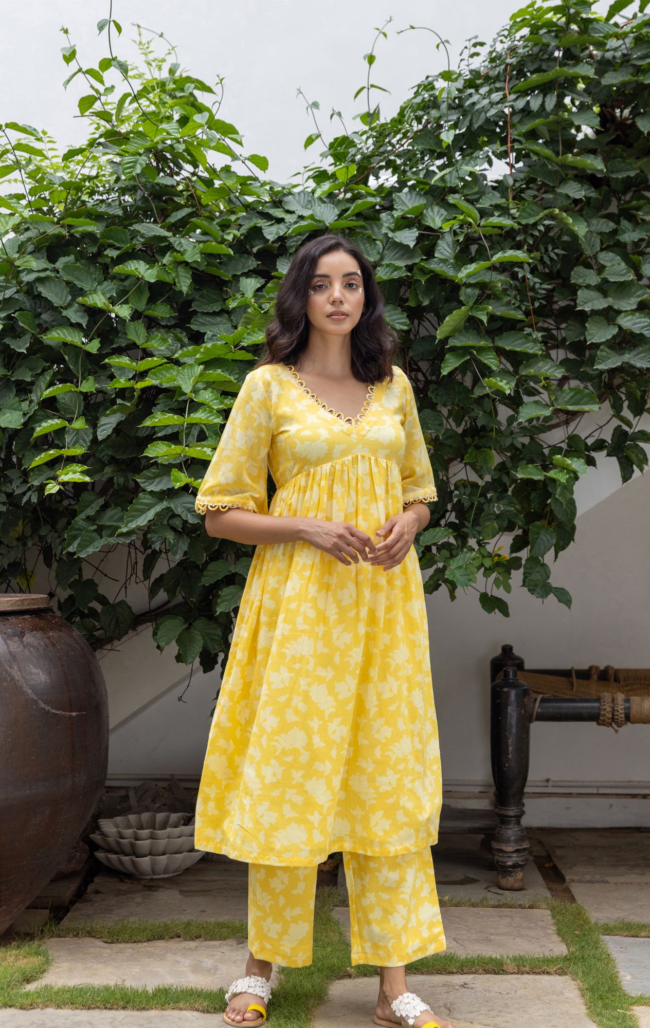 Flora Moss Cotton Co Ord Set