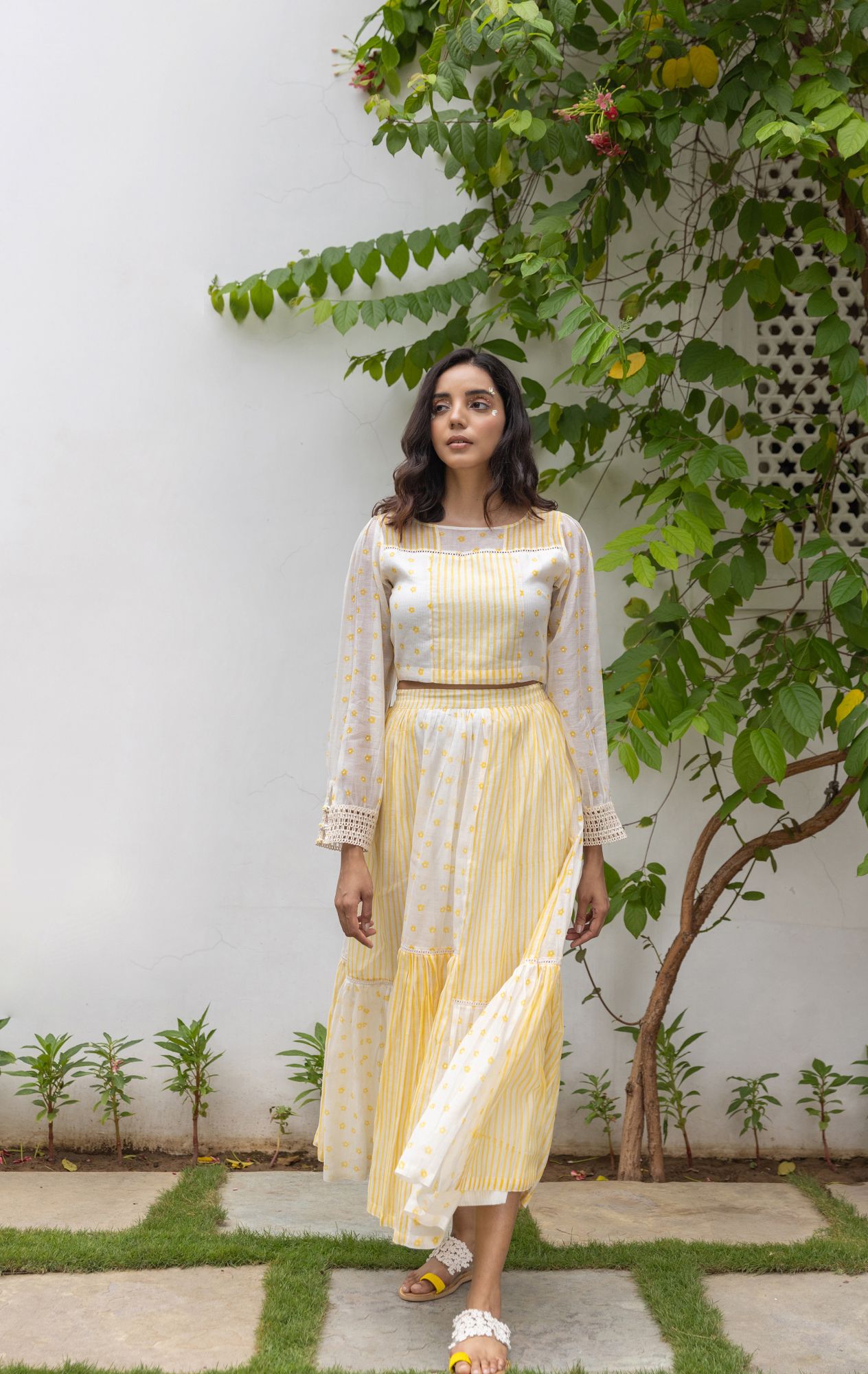 Tulip Chanderi Cotton Co - Ord Set