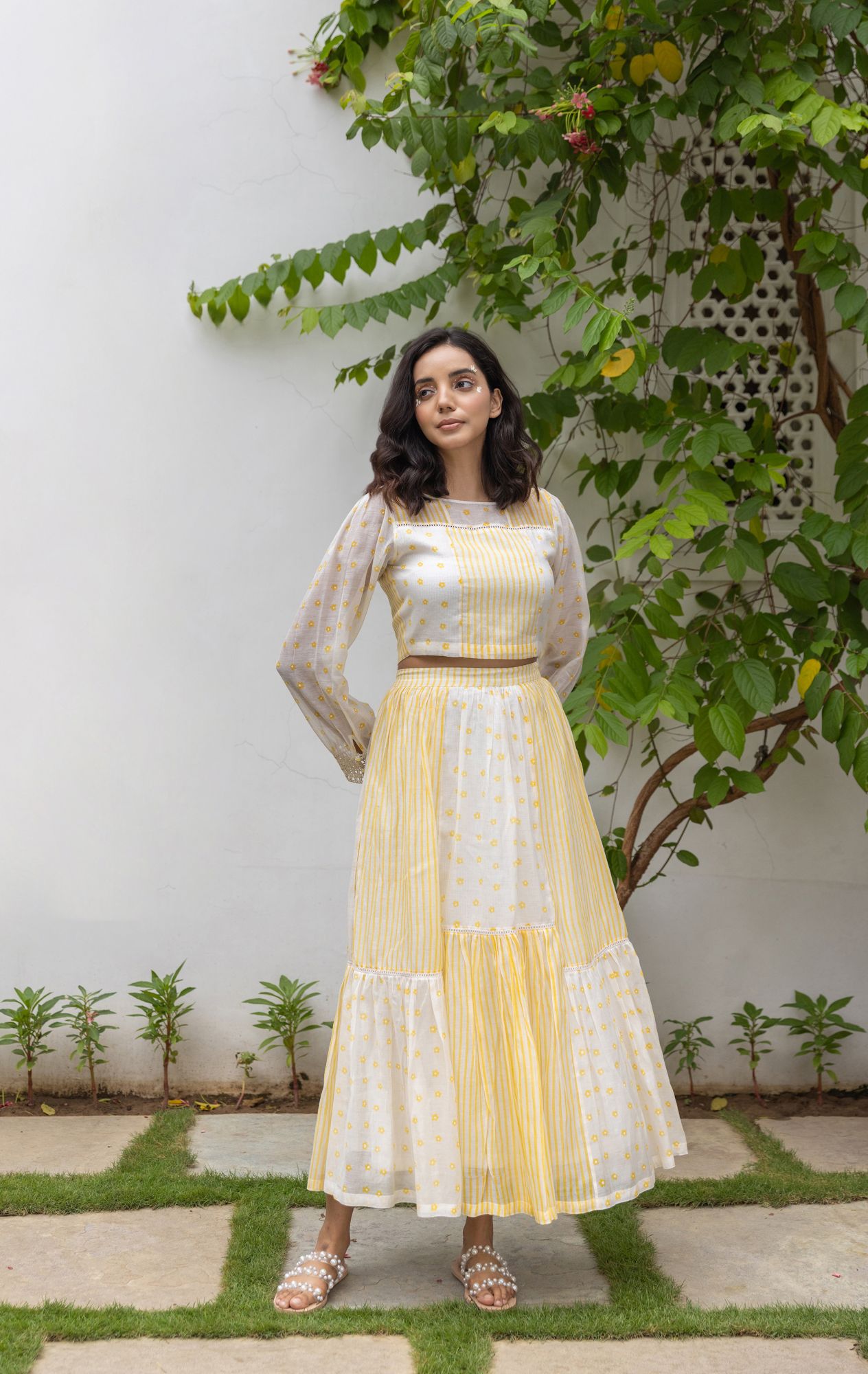 Tulip Chanderi Cotton Co - Ord Set