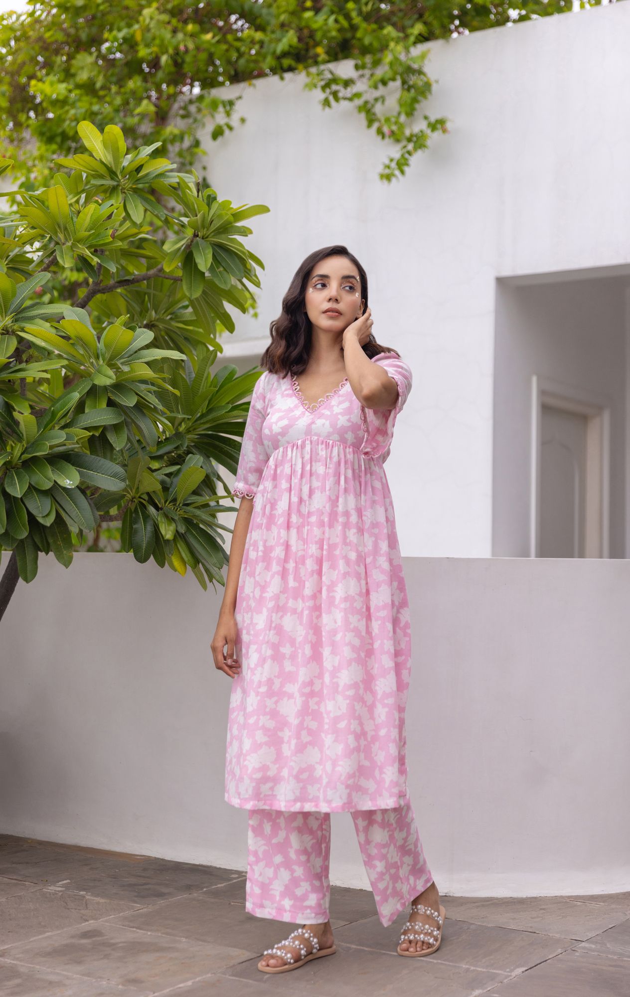 Bloom Moss Cotton Co Ord Set