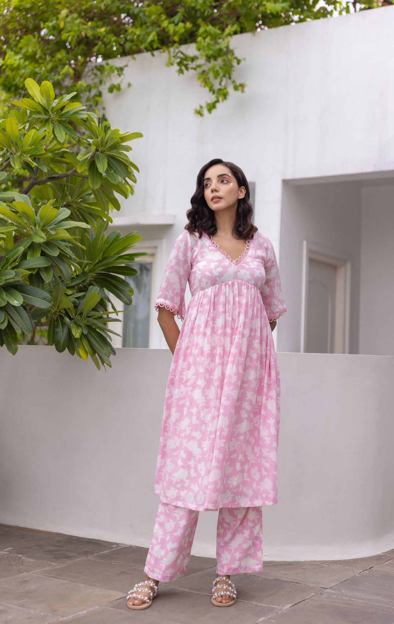 Bloom Moss Cotton Co Ord Set