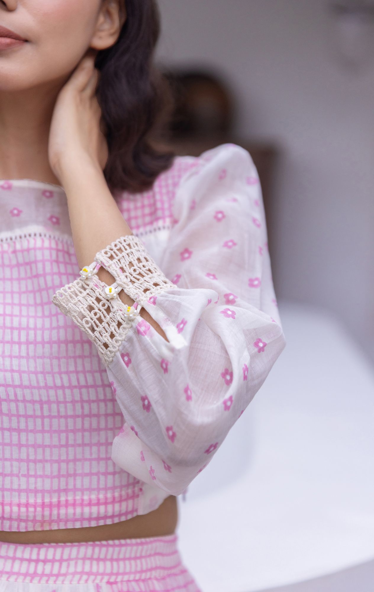 Dahlia Chanderi Cotton Co - Ord set