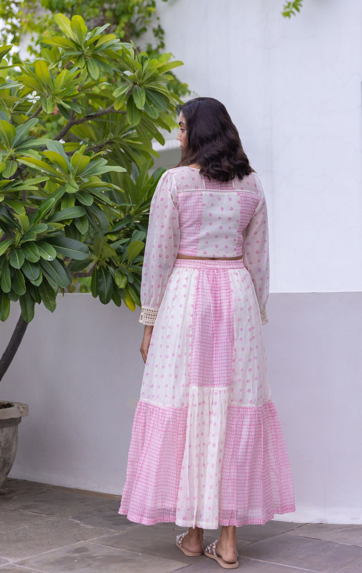 Dahlia Chanderi Cotton Co - Ord set