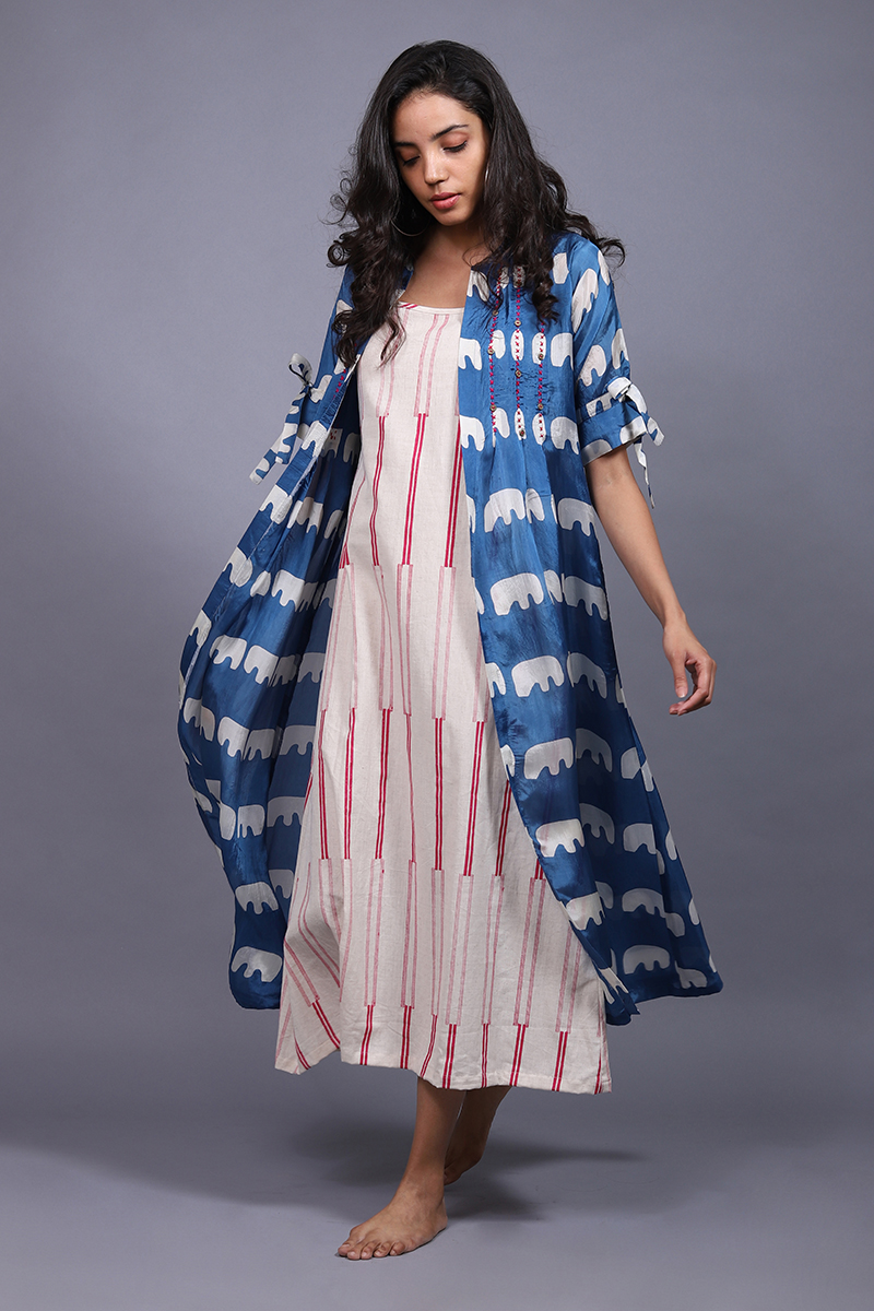 Habutai Silk Jacket Set