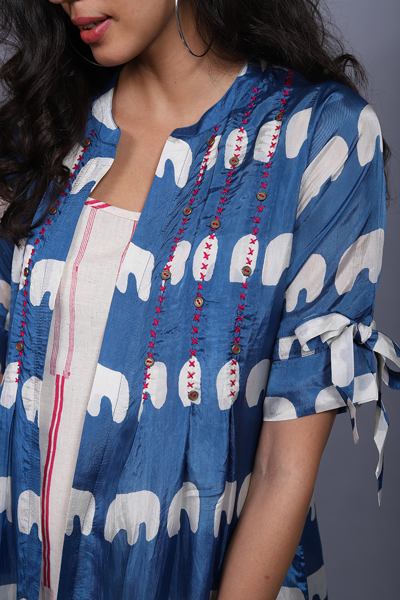 Habutai Silk Jacket Set