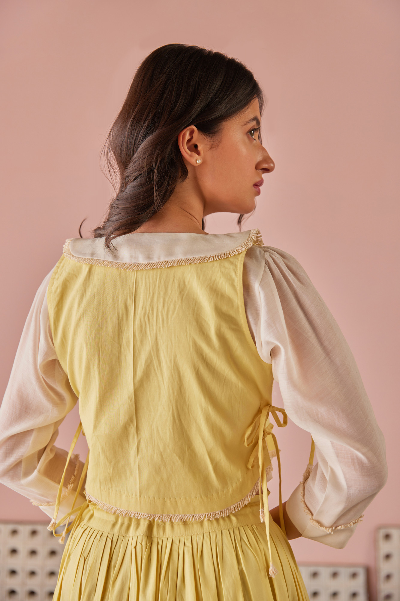 Honey Honey Cotton Modal Chanderi Top