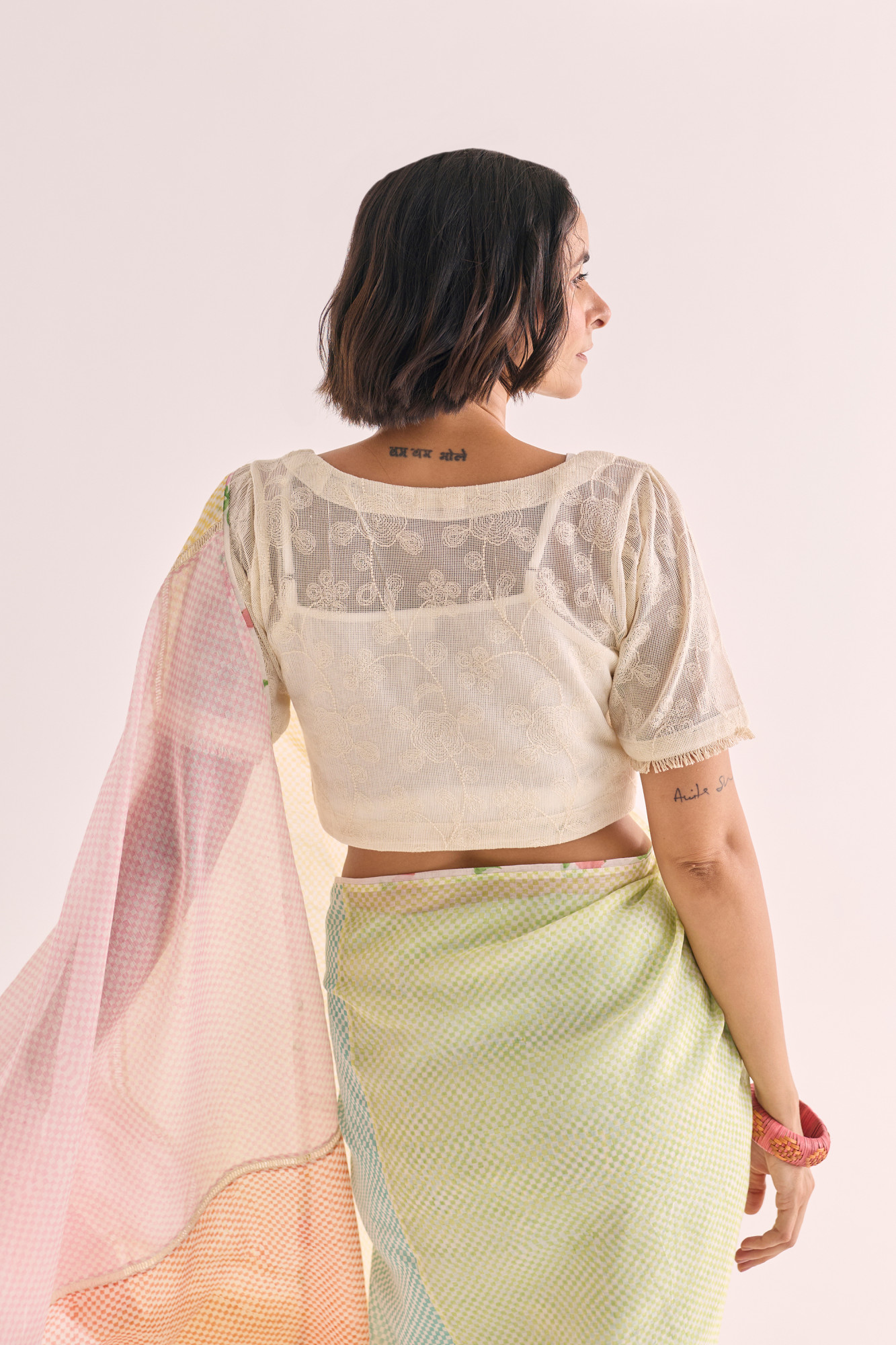 Shiki Dobby Embroidered Blouse