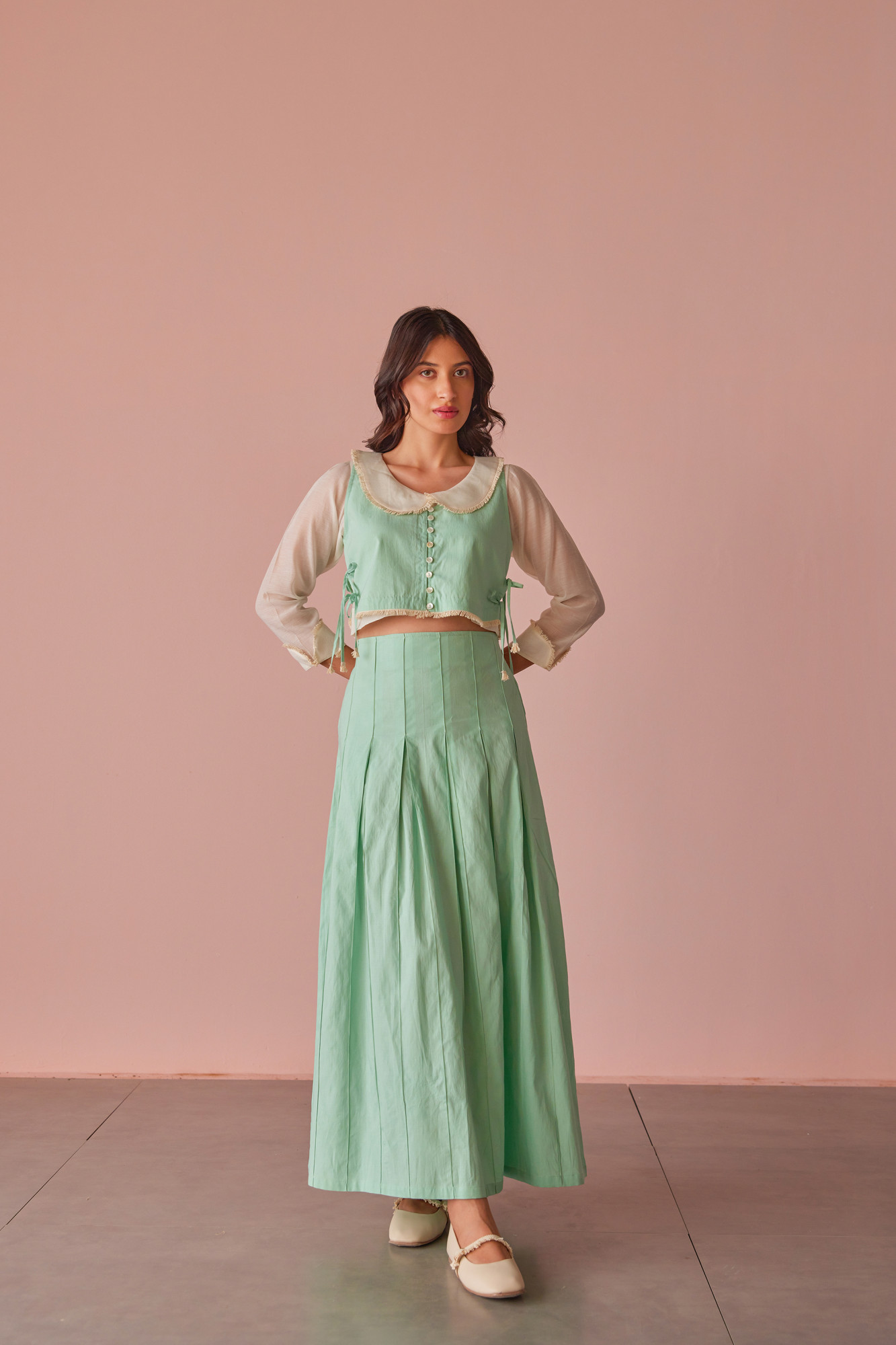Opal Aura Cotton Modal Co ord Set