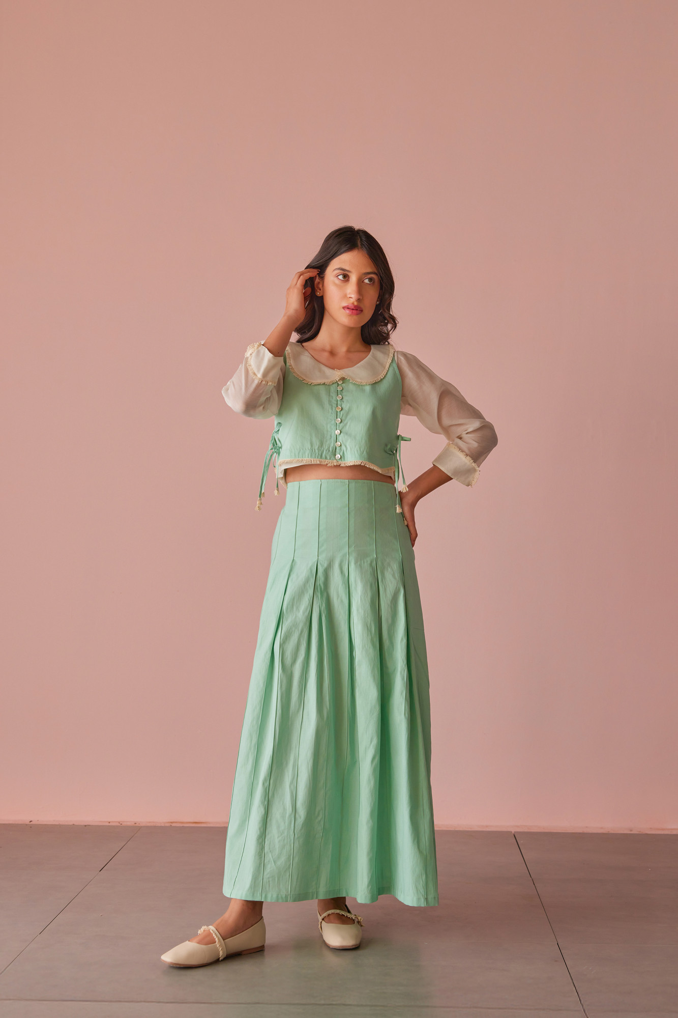 Opal Aura Cotton Modal Co ord Set