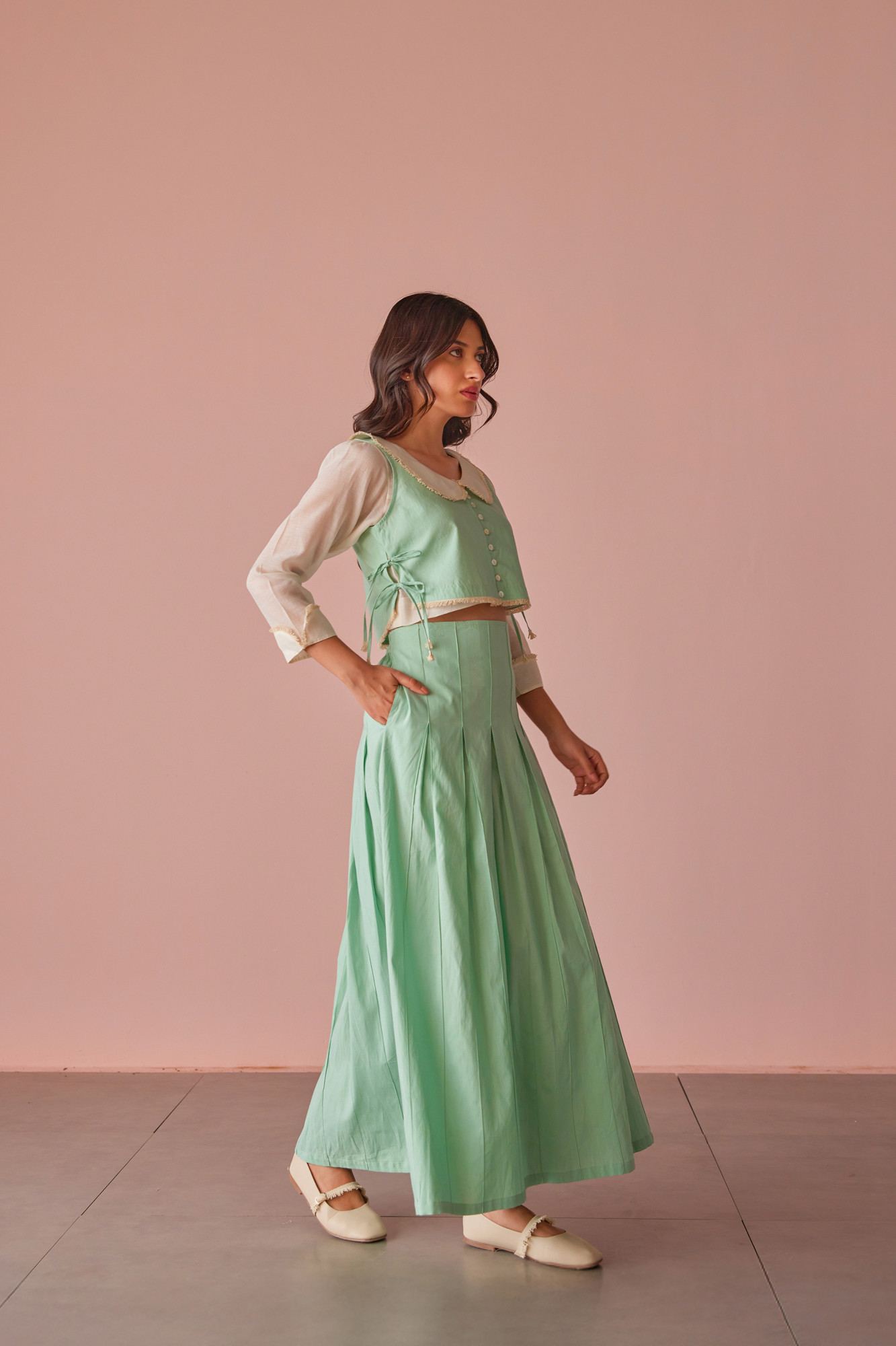 Opal Aura Cotton Modal Skirt