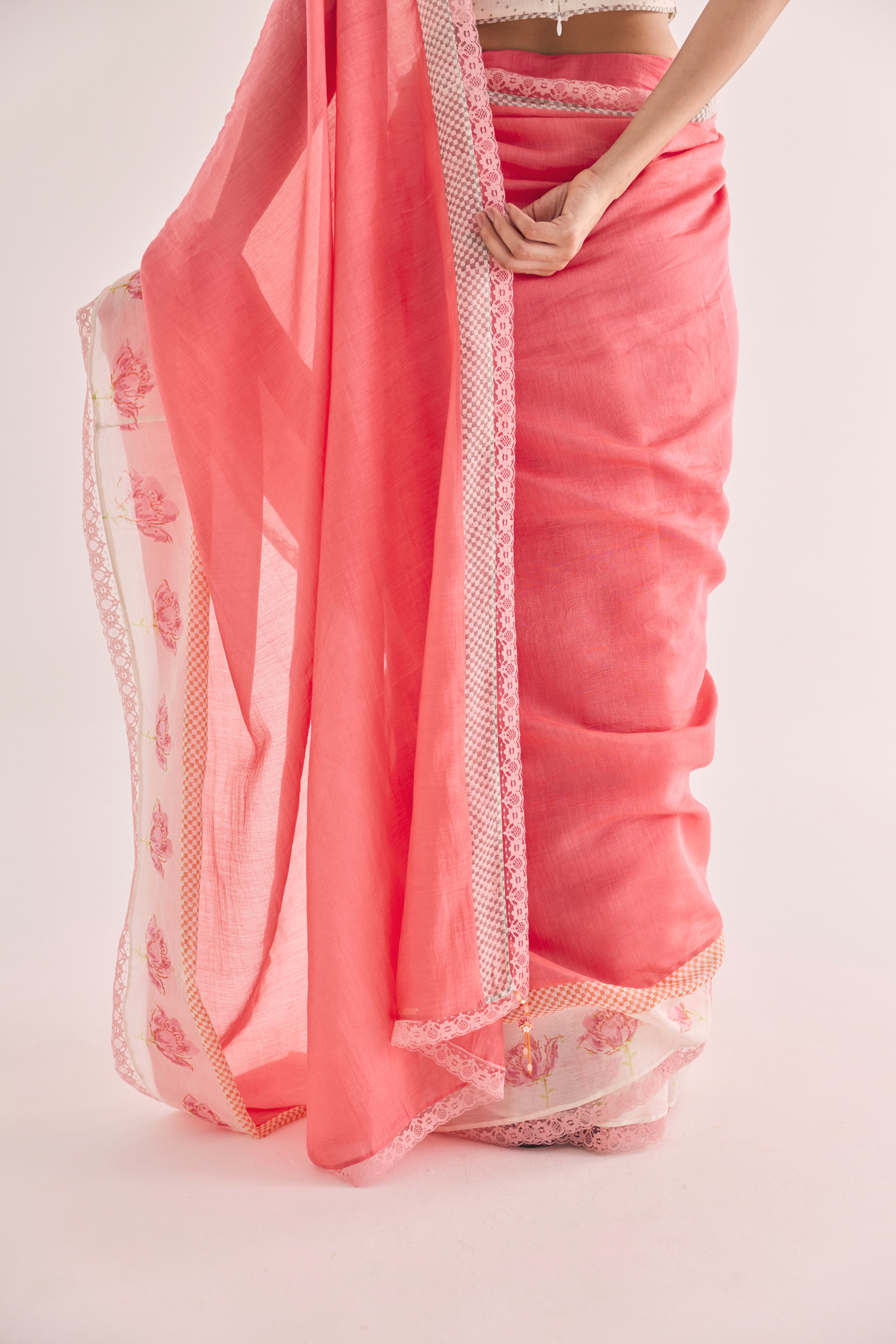 Gulrukh Chanderi Saree