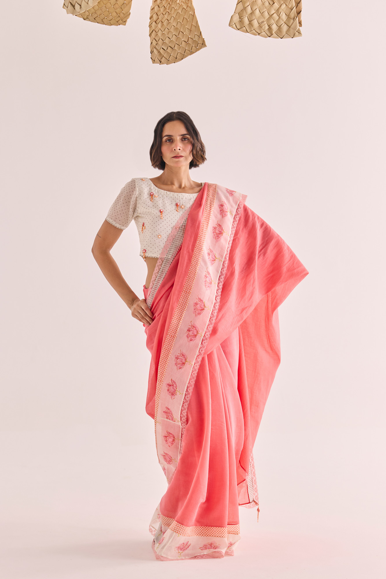 Gulrukh Chanderi Saree