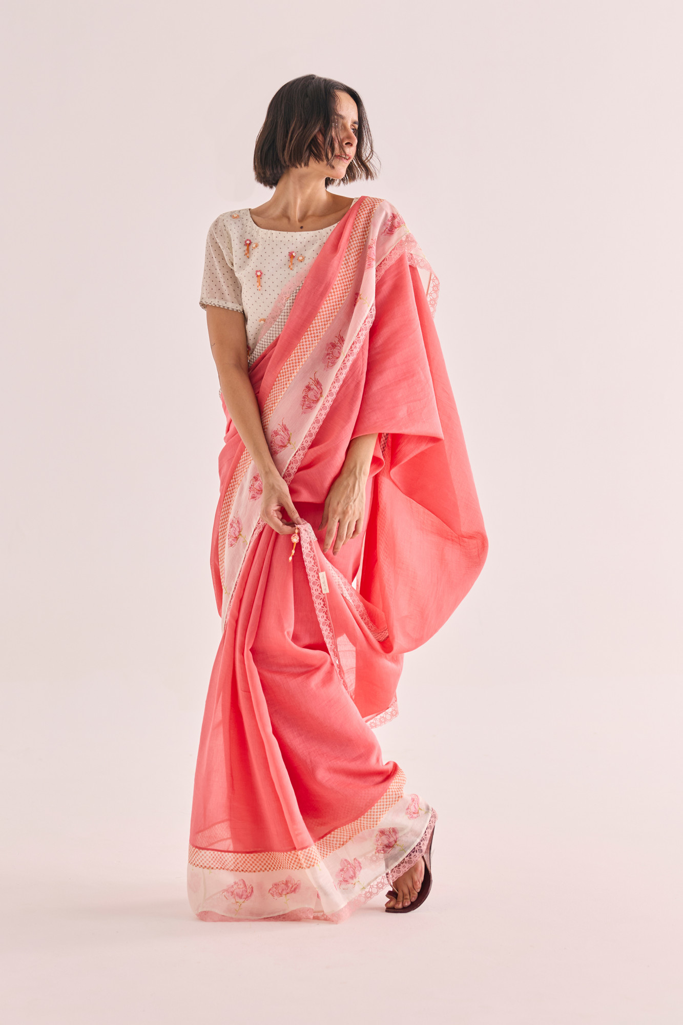 Gulrukh Chanderi Saree