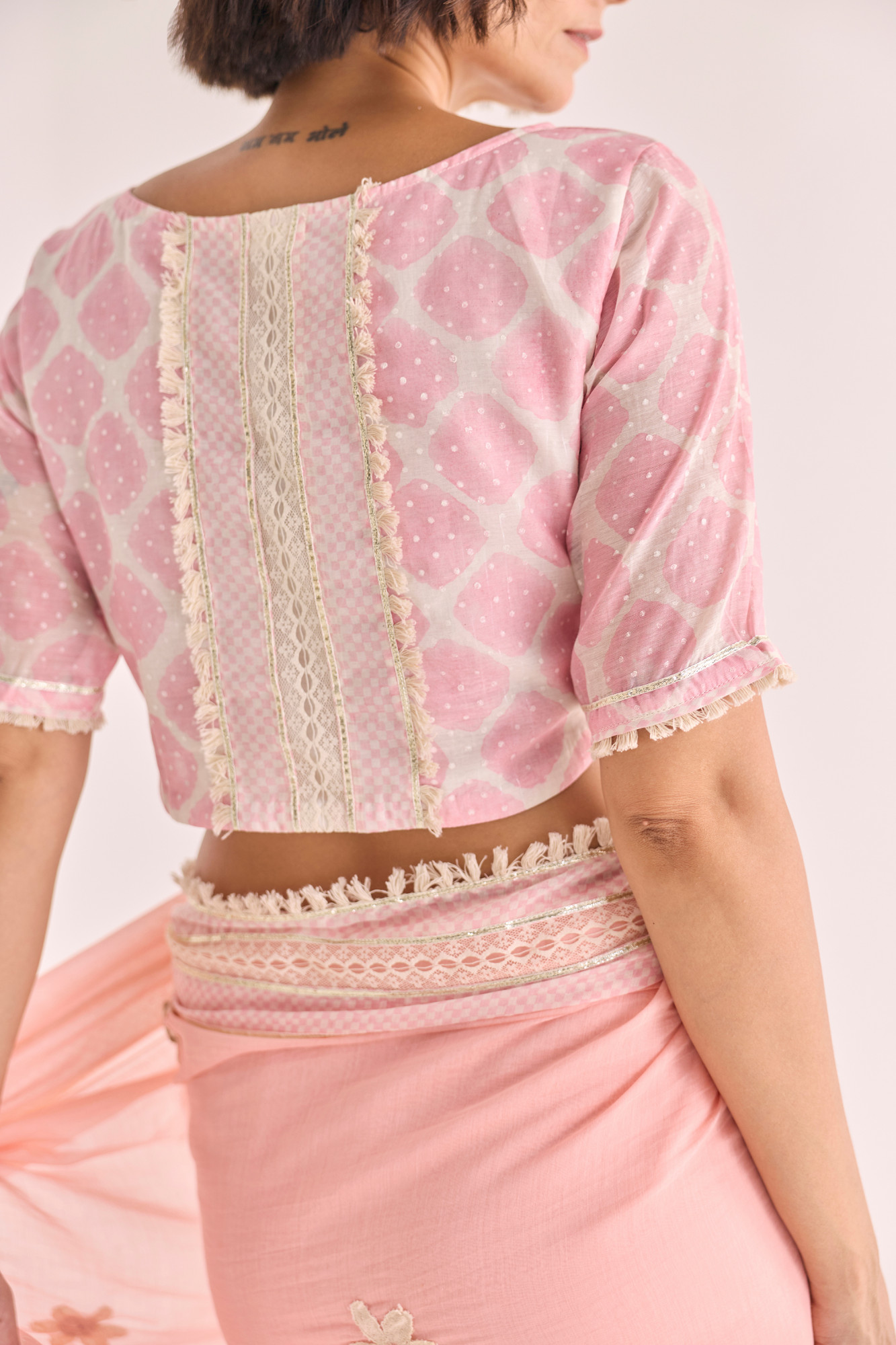Naaz Block Printed Chanderi Blouse