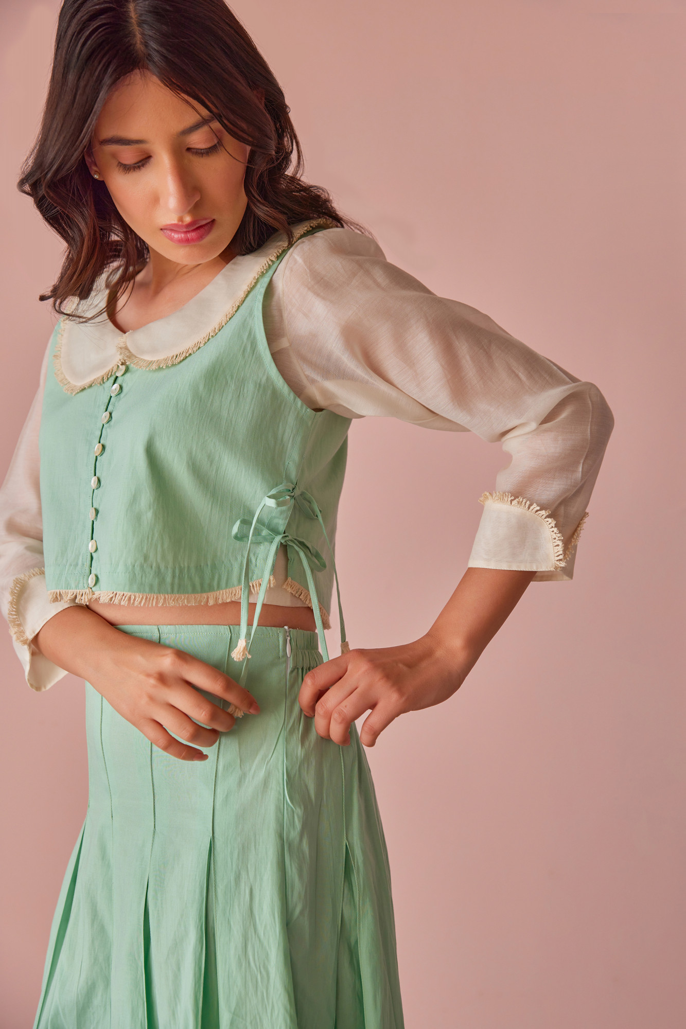 Opal Aura Cotton Modal Skirt