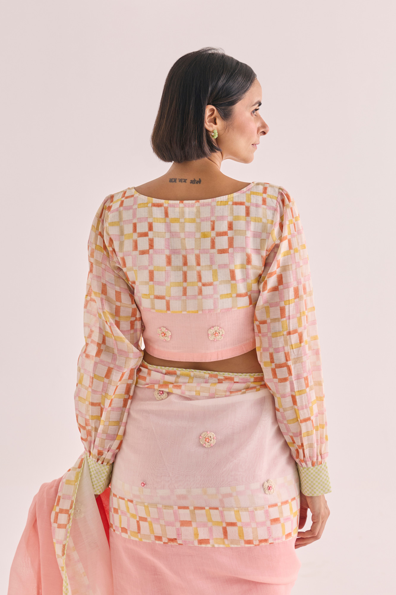 Kohana Block Printed Chanderi Blouse