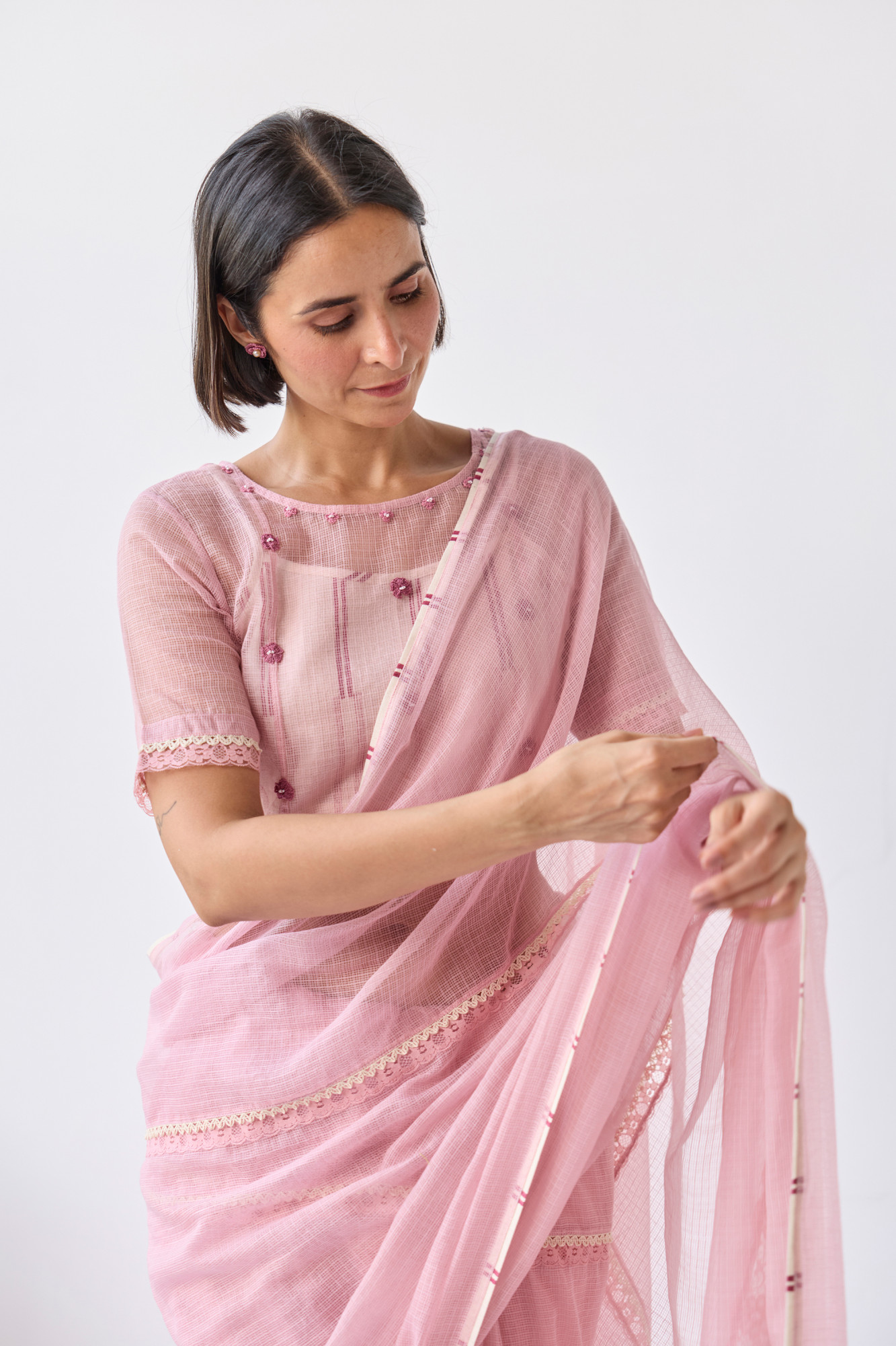 Jamuni Kota Doria Saree