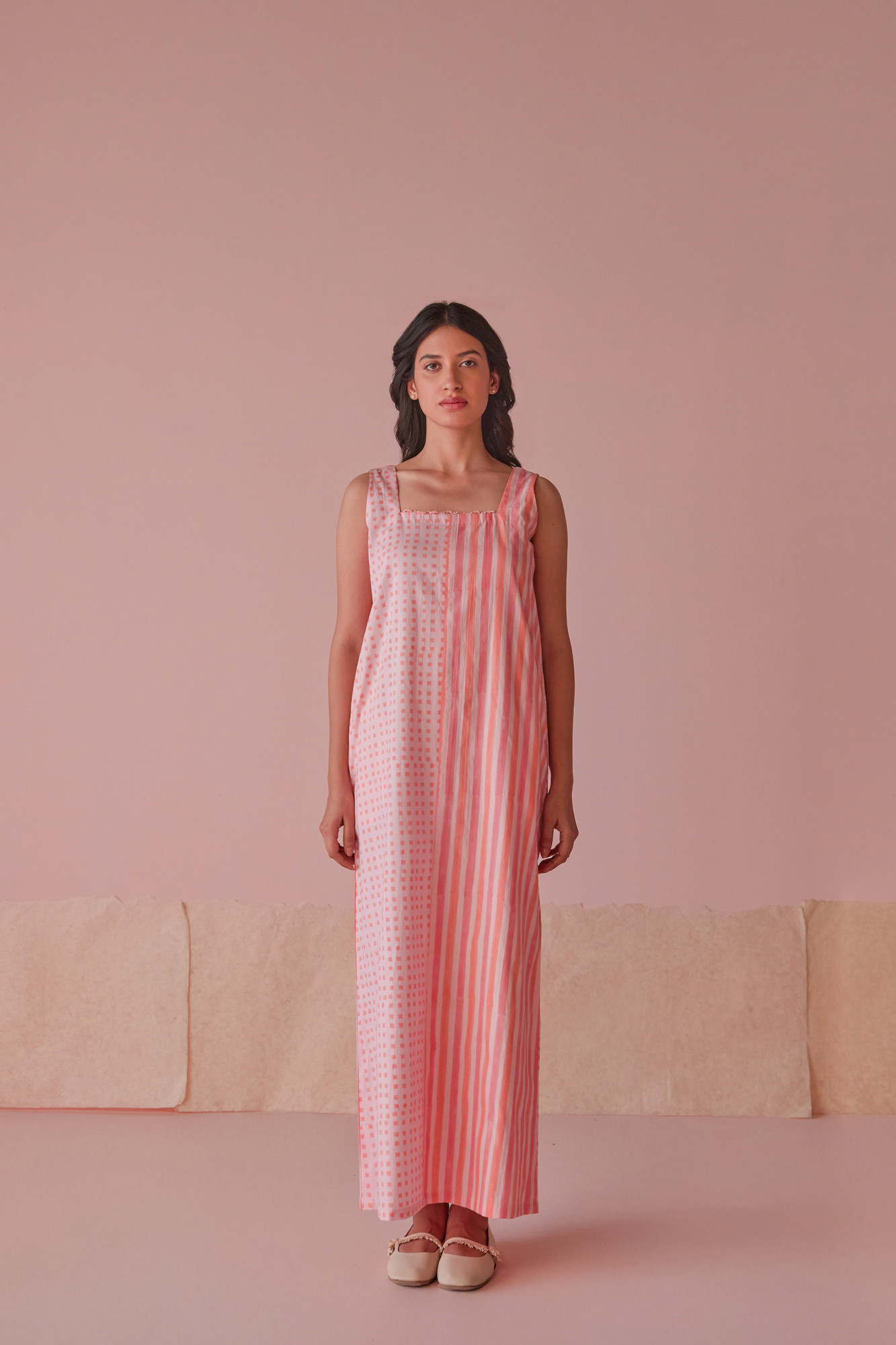 Whimsy Cotton Modal Maxi Dress