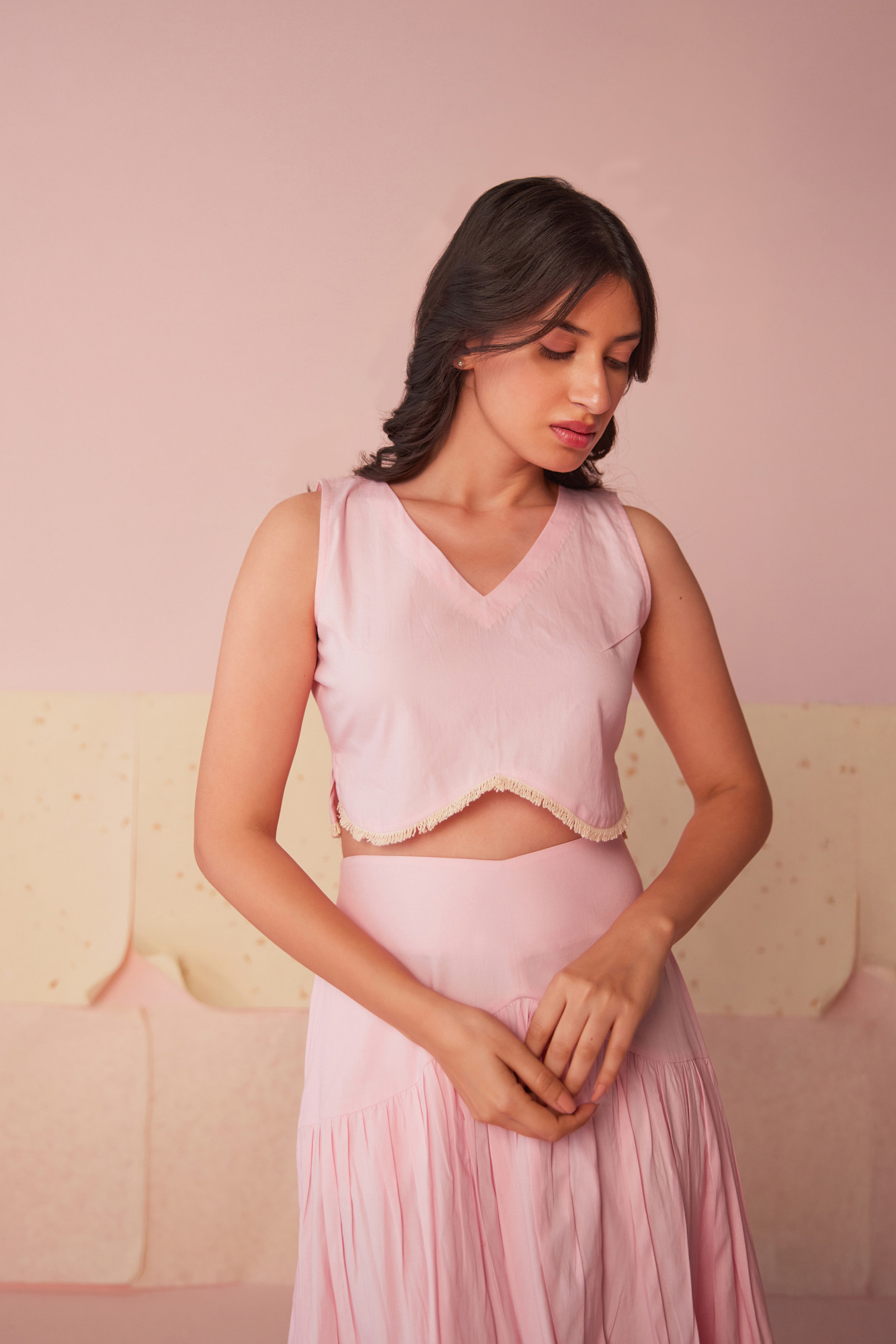 Sweet Spell Cotton Modal Crop Top