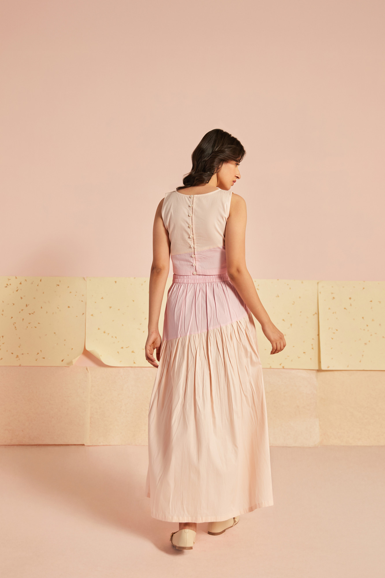 Gelato Cotton Modal Asymmetrical Skirt