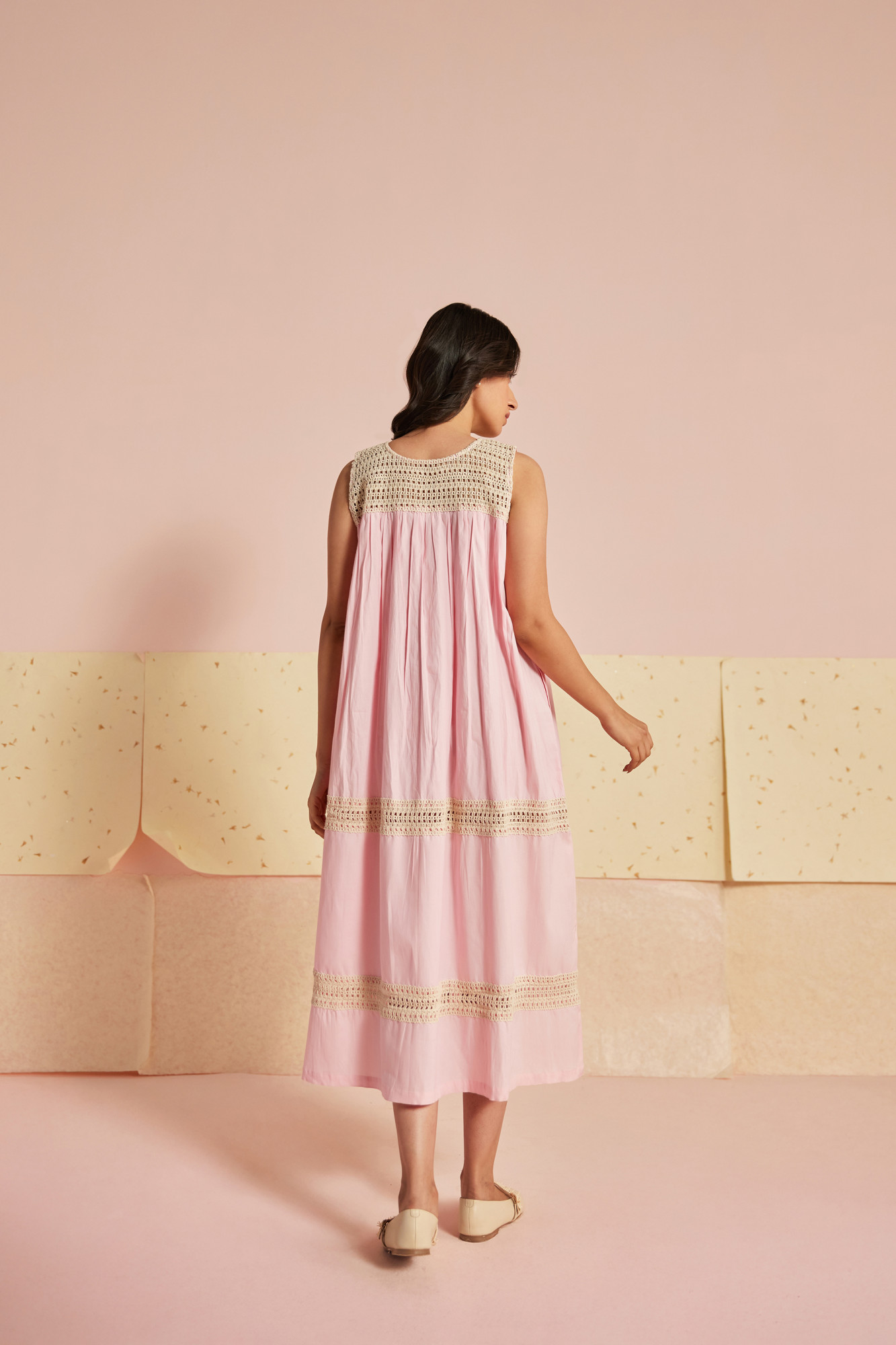 Candy Kiss Cotton Modal Lace Maxi