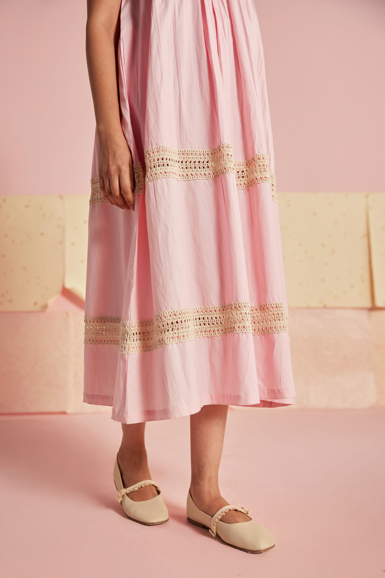 Candy Kiss Cotton Modal Lace Maxi