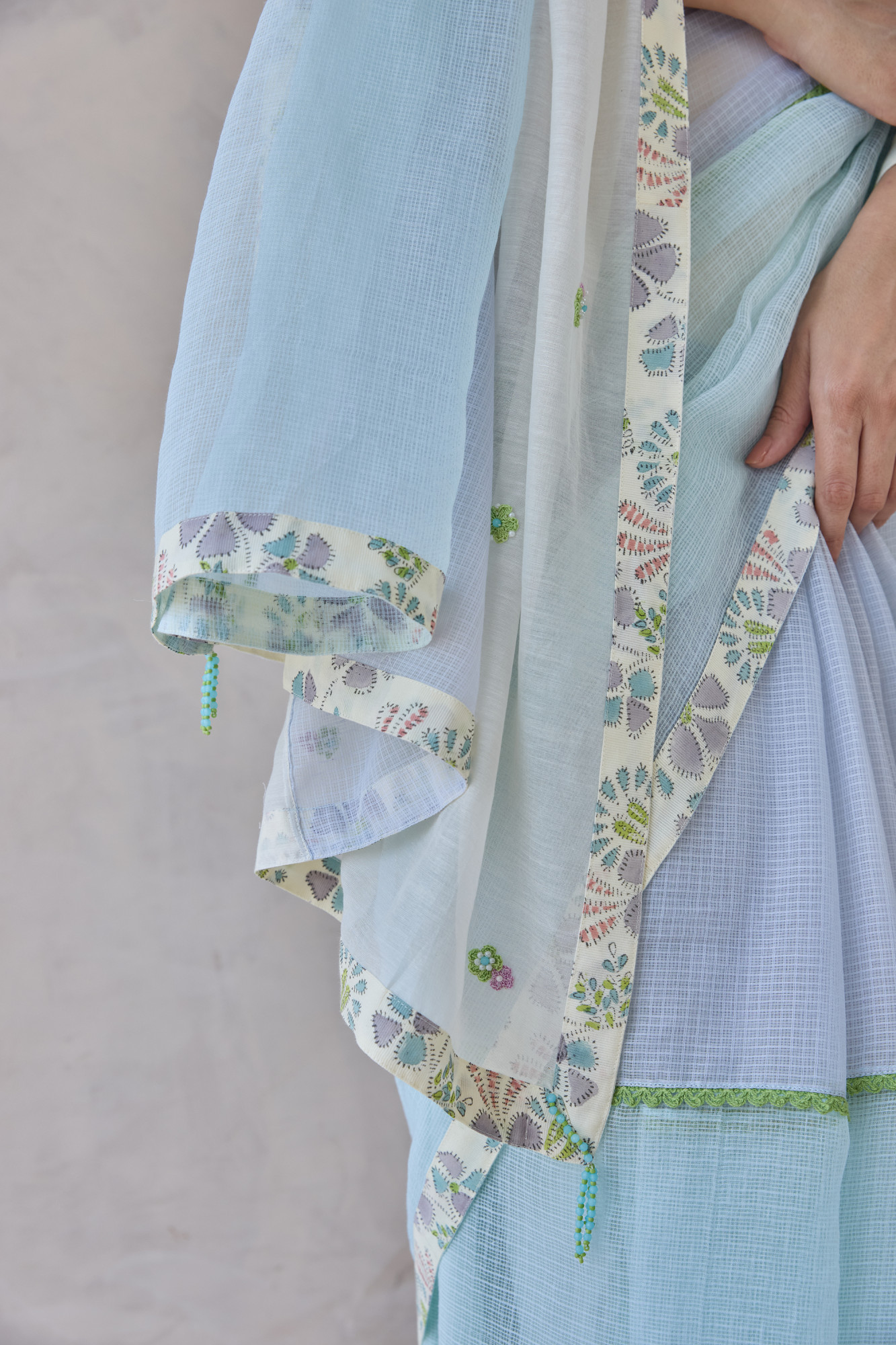 Gulnaar Kota Doria Chanderi Saree