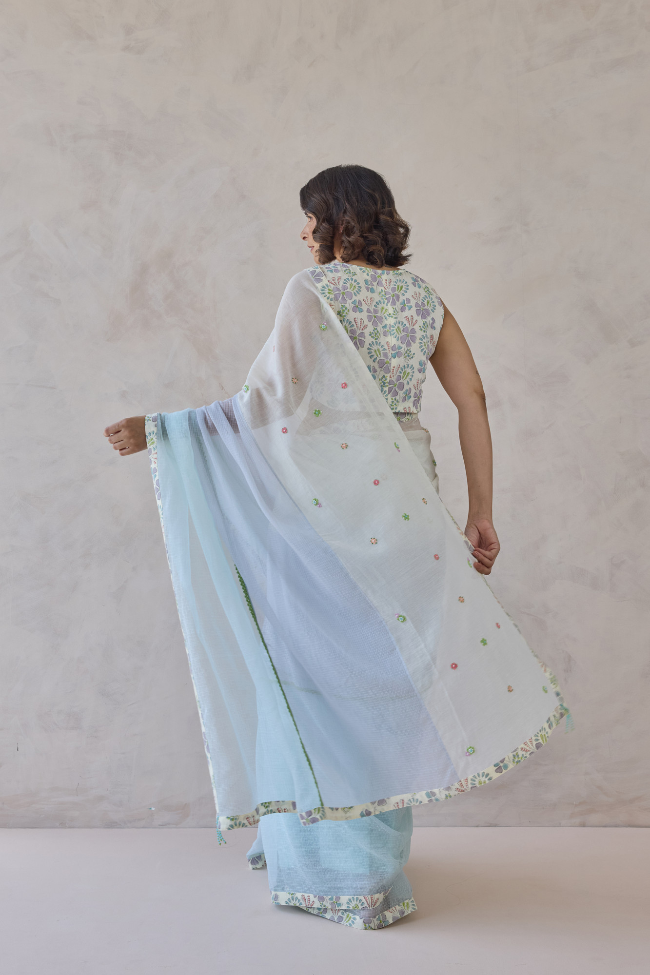 Gulnaar Kota Doria Chanderi Saree