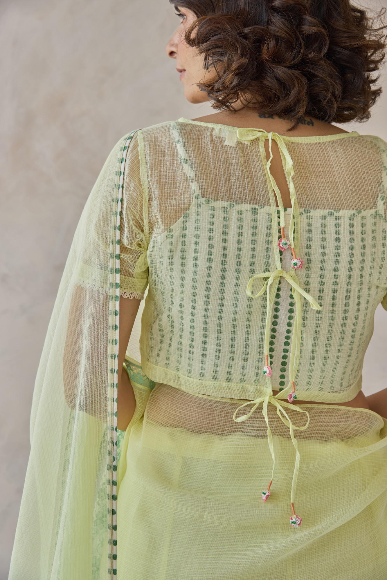 Meher Kota Doria Blouse