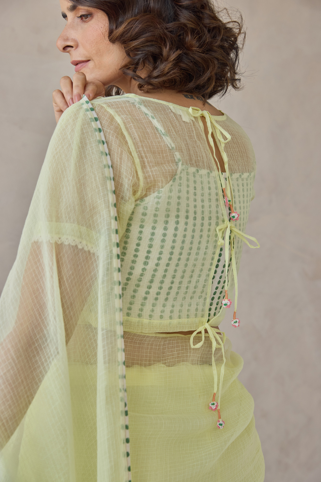 Meher Kota Doria Blouse