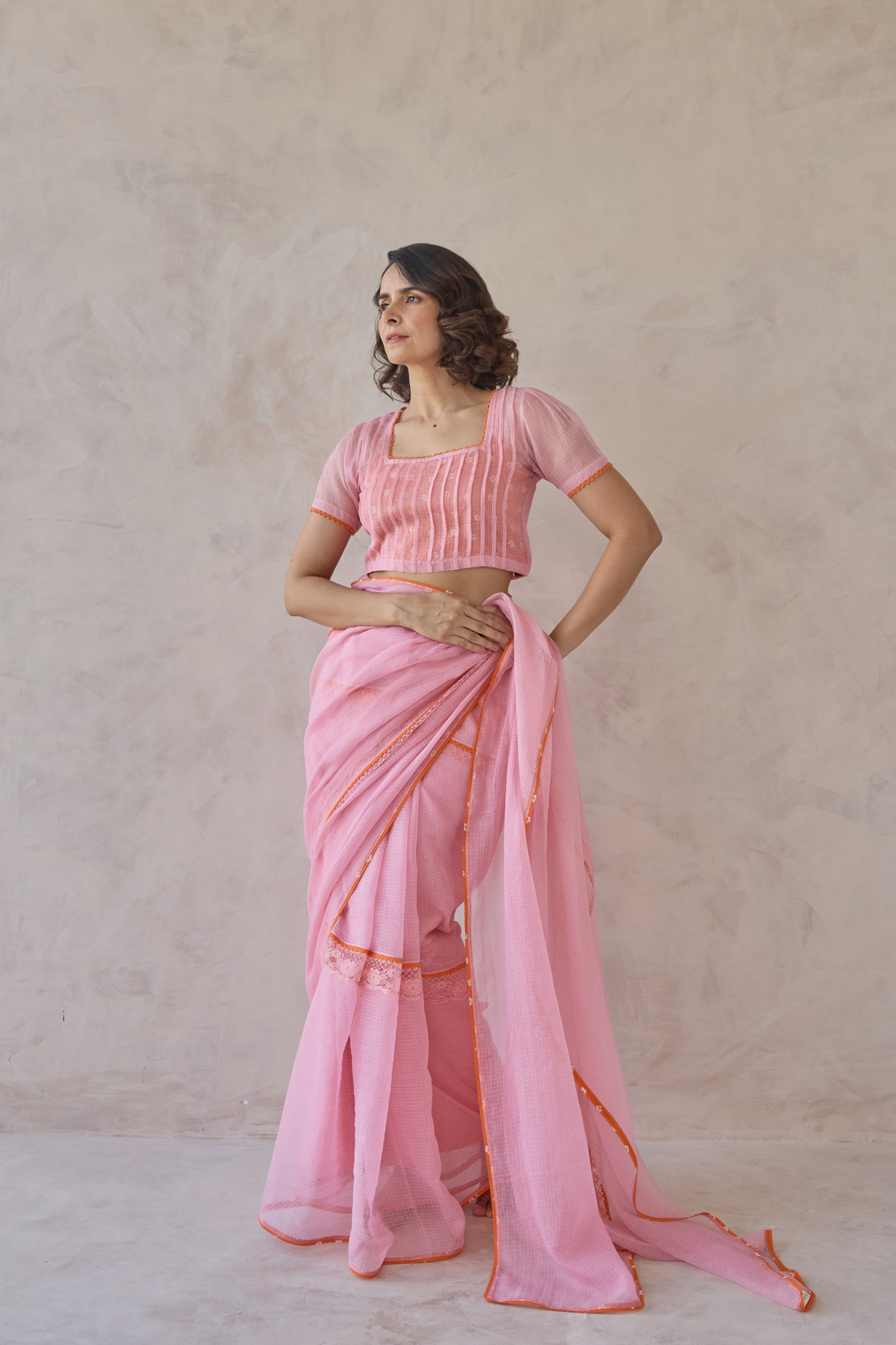 Misri Kota Doria Lace Saree