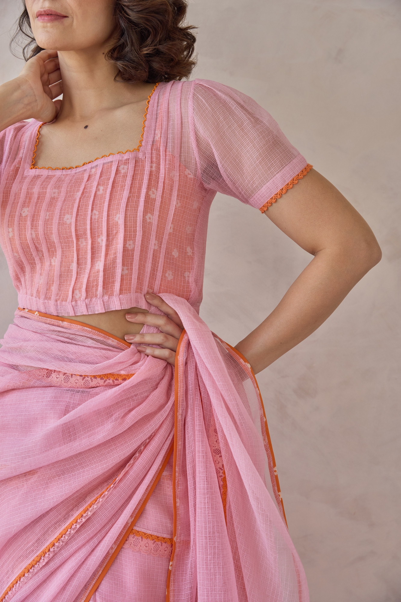 Misri Kota Doria Blouse