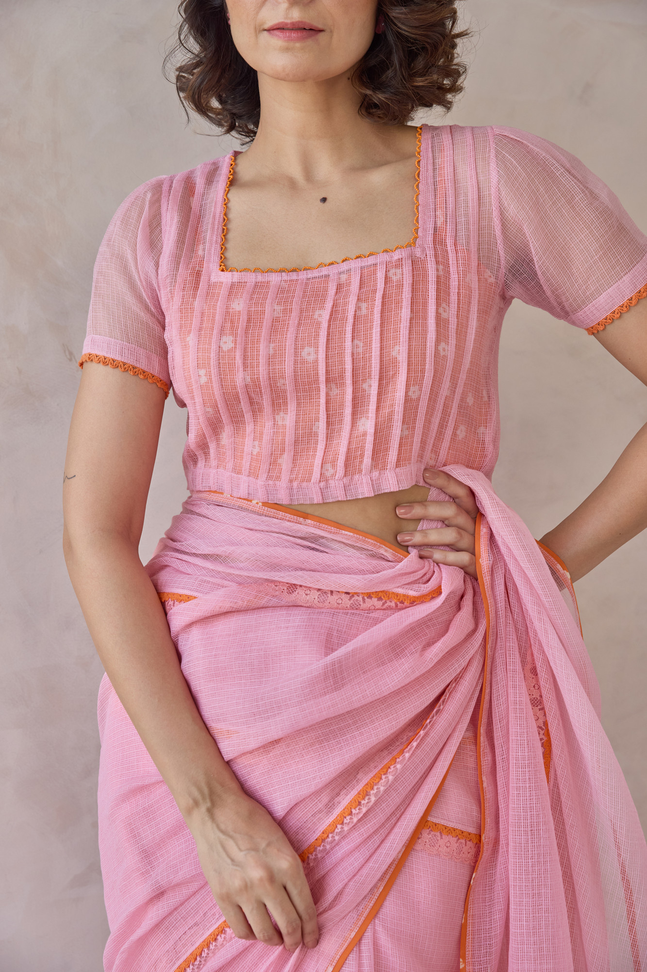 Misri Kota Doria Blouse