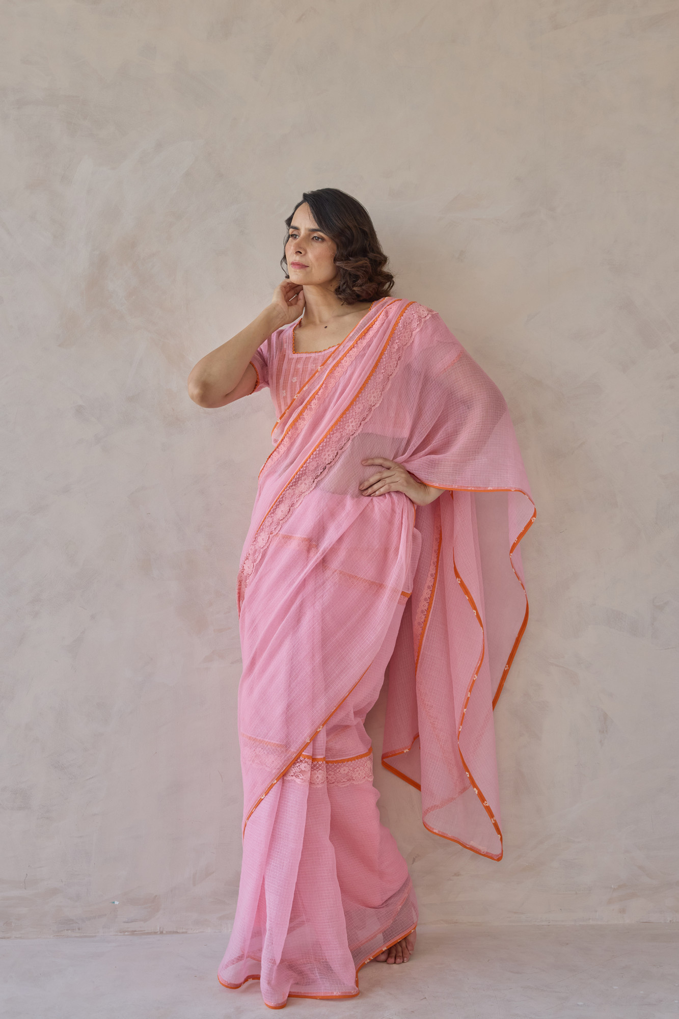 Misri Kota Doria Lace Saree